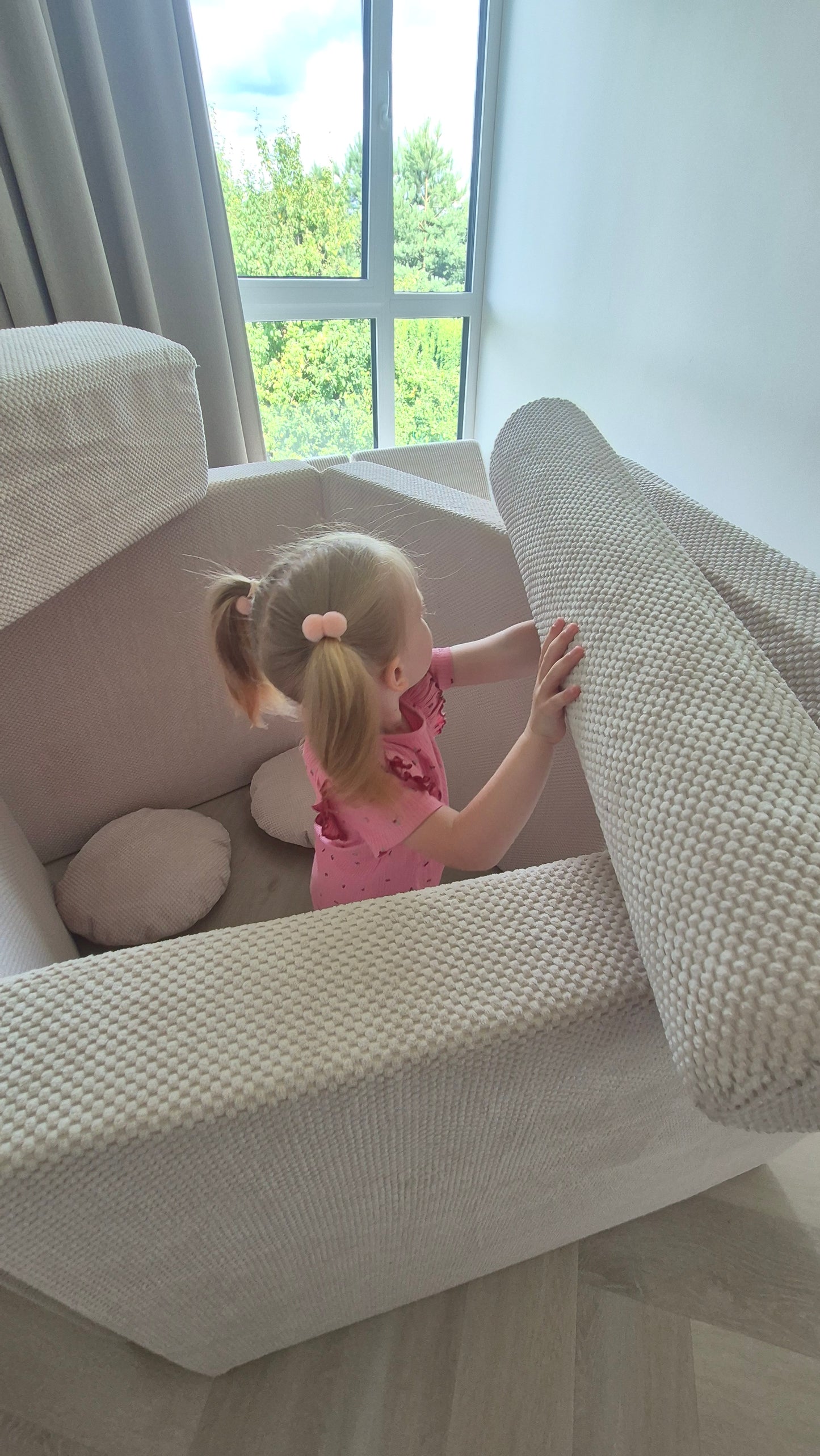 Vaikiška modulinė sofa 176 cm × 78 cm MODUL1