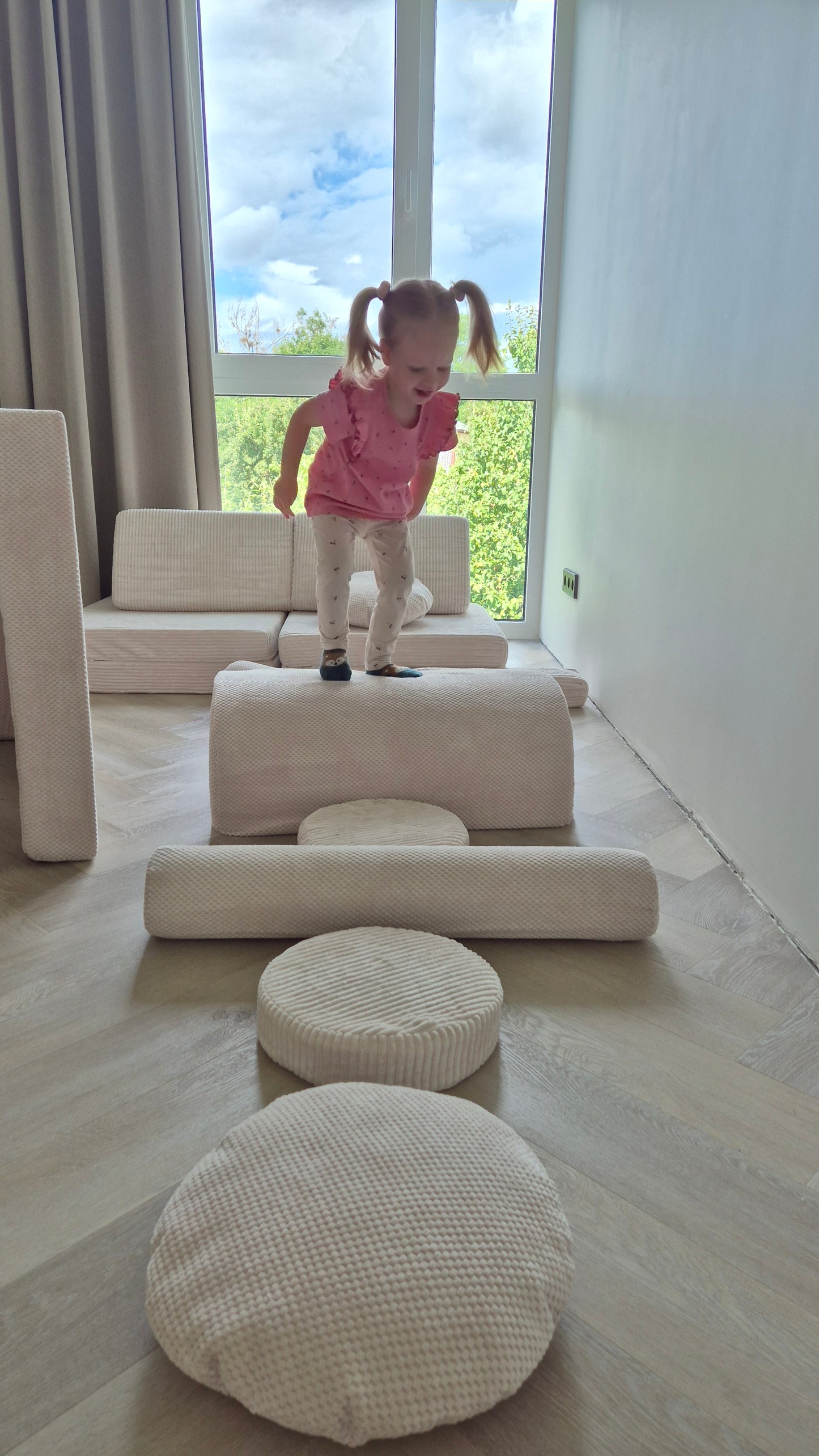 Vaikiška modulinė sofa 176 cm × 78 cm MODUL1