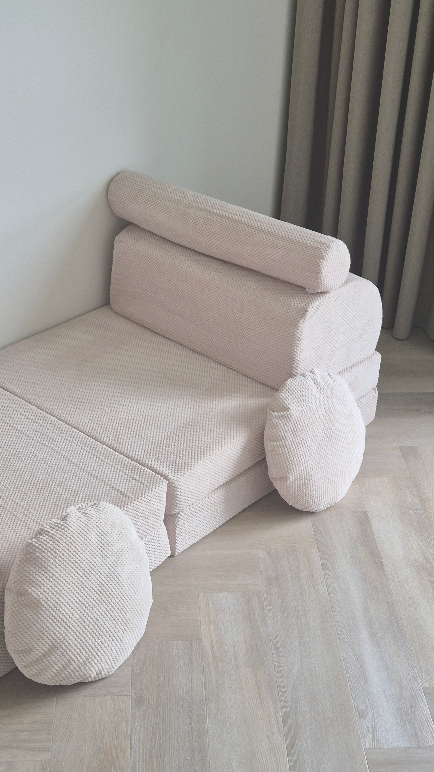 Vaikiška modulinė sofa 176 cm × 78 cm MODUL1