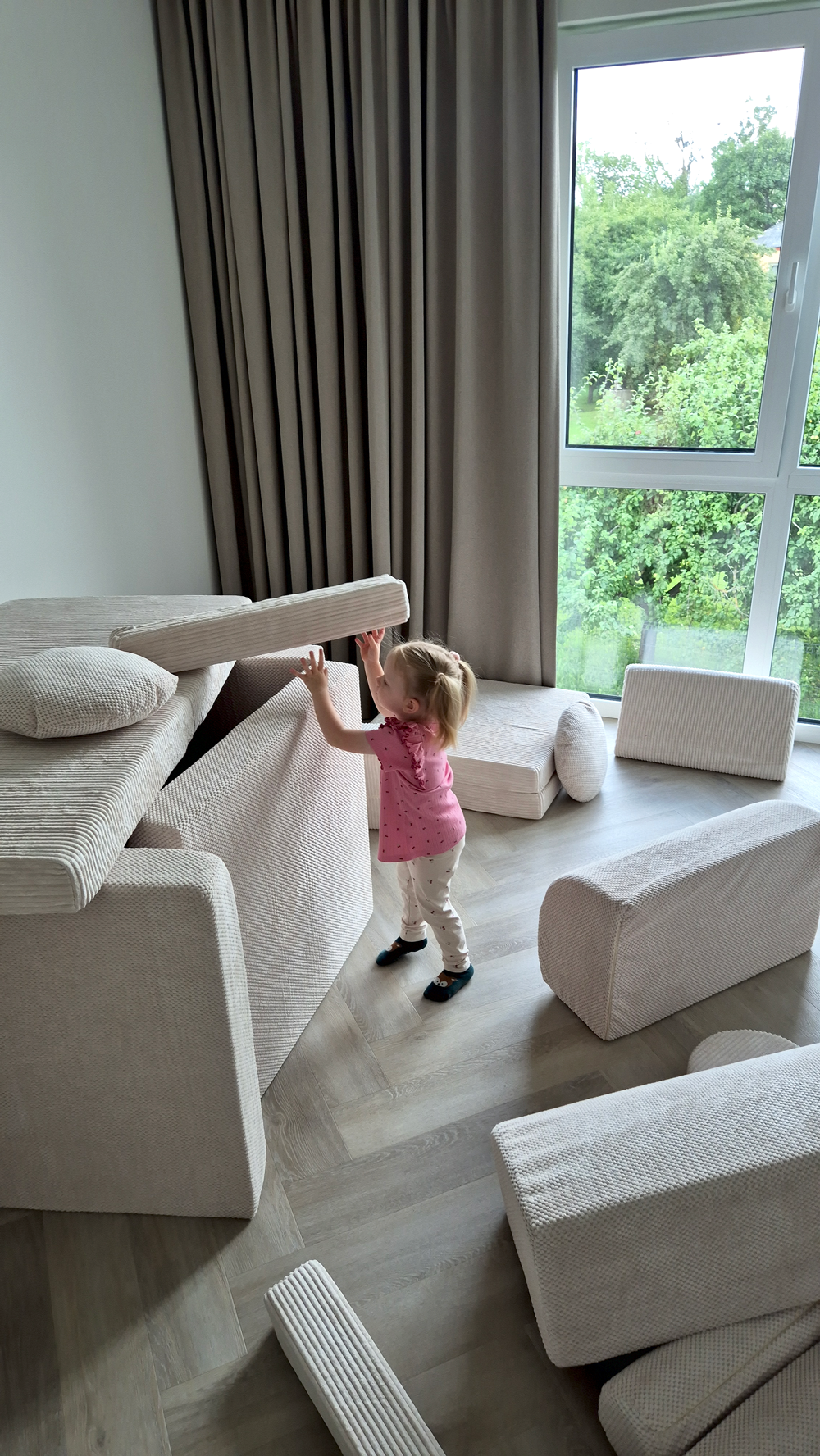 Modulinė sofa vaikams 142 cm × 71 cm MODUL2