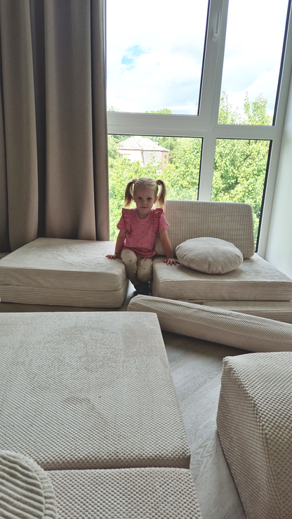 Modulinė sofa vaikams 142 cm × 71 cm MODUL2