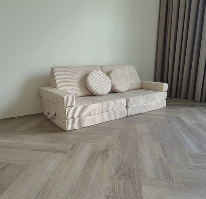 Vaikiška moduline sofa  MODUL2 smėlinės spalvos 