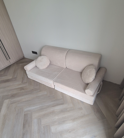 Vaikiška modulinė sofa 176 cm × 78 cm MODUL1