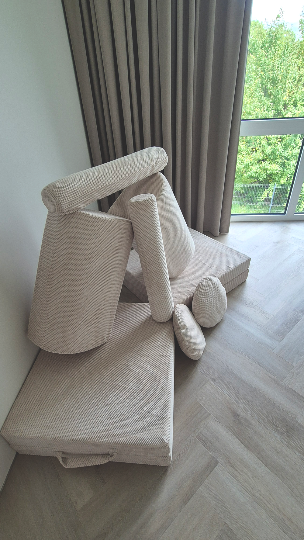 Vaikiška modulinė sofa 176 cm × 78 cm MODUL1